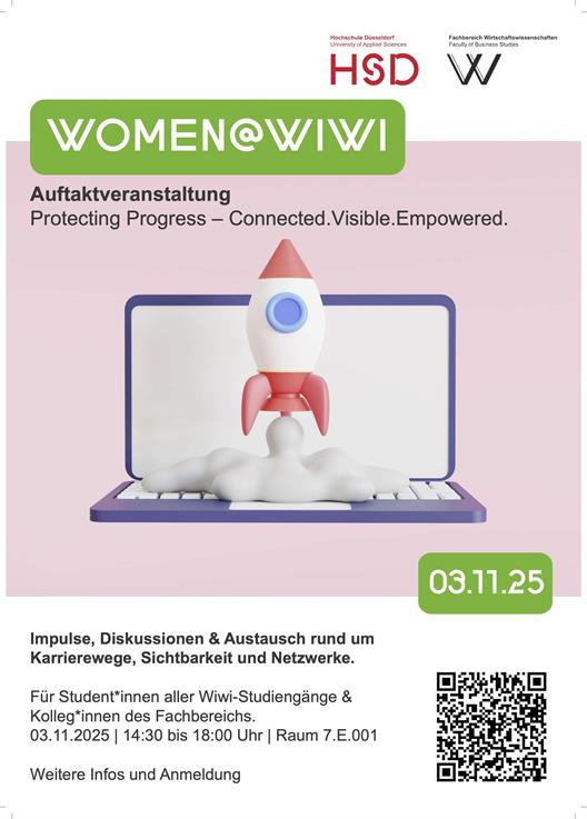 Save the Date: Auftaktveranstaltung Women@WiWi am 03.11.2025